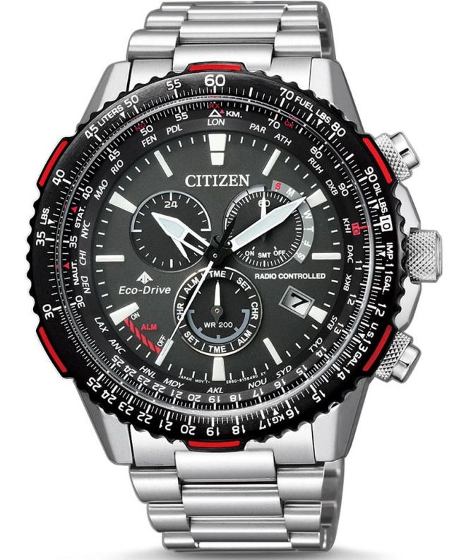 Hodinky pánské Citizen Eco-Drive Radio Controlled Chronograph Perpetual Calendar Promaster CB5001-57E