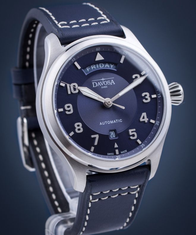 Pánské hodinky Davosa Newton Pilot Day-Date Automatic 161.585.45