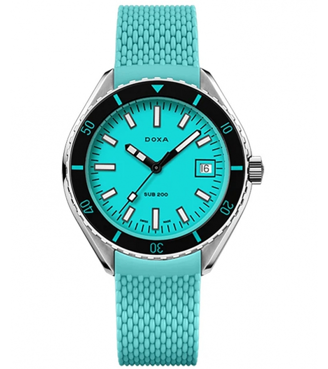 Pánské hodinky Doxa SUB 200 Aquamarine Automatic 799.10.241.25