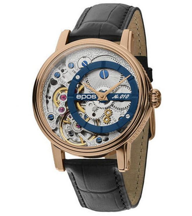 Pánské hodinky Epos Oeuvre d'Art Verso 2 Skeleton Limited Edition 3435.313.24.16.25 3435.313.24.16.25