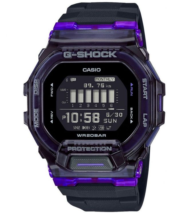 Hodinky Casio G-SHOCK G-Squad Bluetooth Sync Step Tracker GBD-200SM-1A6ER
