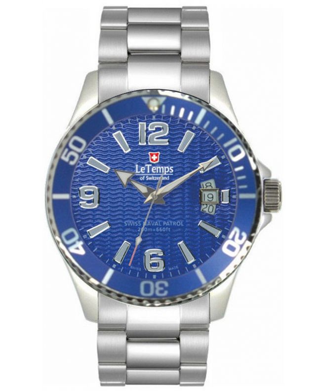 Pánské hodinky Le Temps Swiss Naval Patrol LT1081.03BS01