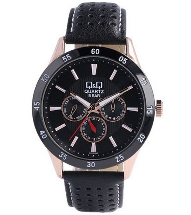 Pánské hodinky Q&Q Leather CE02-532