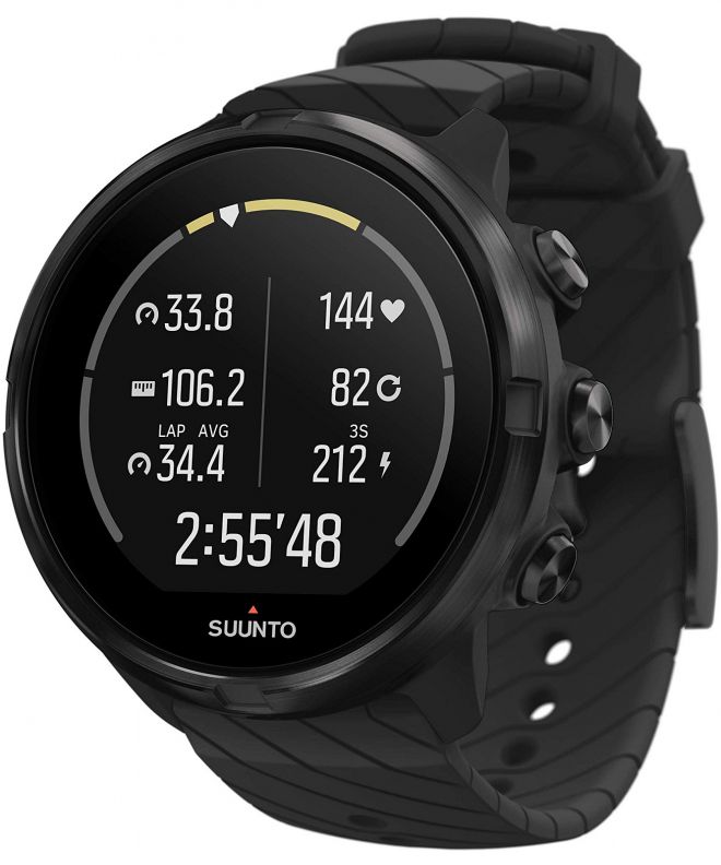 Pánské chytré hodinky Suunto 9 All Black Wrist HR GPS SS050257000 SS050257000