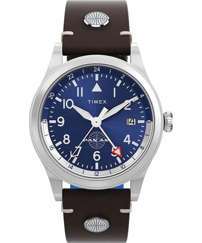 Hodinky Timex Waterbury GMT x Pan Am® 39mm TW2W97300