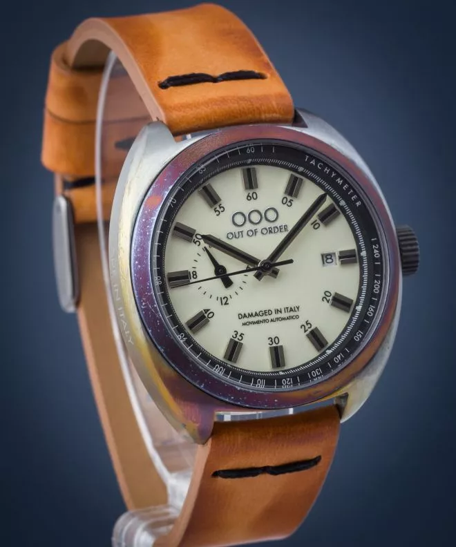 Hodinky Out Of Order Torpedine Cream Automatic OOO.001-5.CR