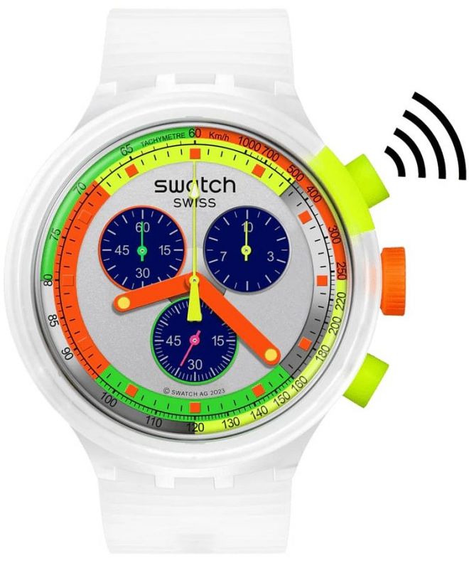 Hodinky Swatch Neon Jelly Pay! Chronograph