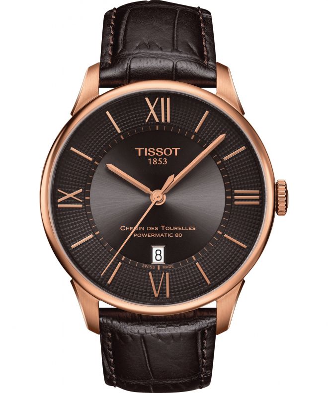 Pánské hodinky Tissot Chemin Des Tourelles Powermatic 80 T099.407.36.448.00 (T0994073644800)