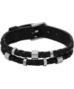 Pánské náramek Fossil Leather Essentials