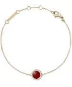 Náramek Daniel Wellington Audrey Red Agathe Gold