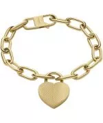 Náramek Fossil Harlow Linear Texture Heart