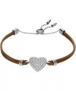 Náramek Fossil Sadie Glitz Heart