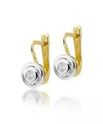 Náušnice Bonore - Zlato 585 - Diamant 0,1 ct