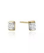 Náušnice Bonore - Zlato 585 - Diamant 0,1 ct