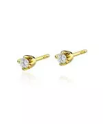 Náušnice Bonore - Zlato 585 - Diamant 0,08 ct