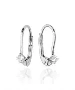 Náušnice Bonore - Bílé Zlato 585 - Diamant 0,04 ct