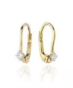 Náušnice Bonore - Zlato 585 - Diamant 0,03 ct