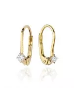 Náušnice Bonore - Zlato 585 - Diamant 0,04 ct