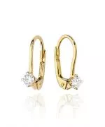 Náušnice Bonore - Zlato 585 - Diamant 0,08 ct