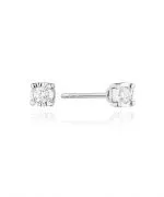 Náušnice Bonore - Bílé Zlato 585 - Diamant 0,08 ct