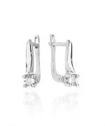 Náušnice Bonore - Bílé Zlato 585 - Diamant 0,01 ct