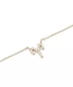 Náhrdelník Daniel Wellington Crystal Zodiac Chain Gold Aries