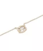 Náhrdelník Daniel Wellington Crystal Zodiac Chain Gold Cancer