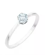 Prsten Bonore - Bílé Zlato 585 - Diamant 0,4 Ct