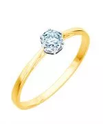 Prsten Bonore - Zlato 585 - Diamant 0,4 Ct