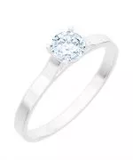 Prsten Bonore - Bílé Zlato 585 - Diamant 0,7 Ct
