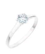Prsten Bonore - Bílé Zlato 585 - Diamant 0,7 Ct