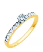 Prsten Bonore - Zlato 585 - Diamant 0,5 Ct