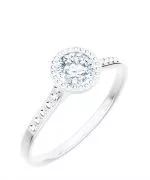 Prsten Bonore - Bílé Zlato 585 - Diamant 1 Ct