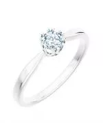 Prsten Bonore - Bílé Zlato 585 - Diamant 0,5 Ct