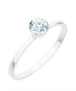 Prsten Bonore - Bílé Zlato 585 - Diamant 0,7 Ct