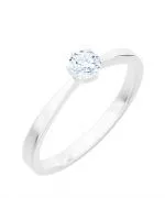 Prsten Bonore - Bílé Zlato 585 - Diamant 0,5 Ct