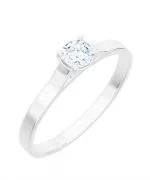 Prsten Bonore - Bílé Zlato 585 - Diamant 0,5 Ct