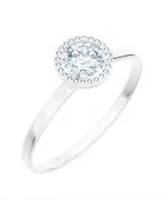 Prsten Bonore - Bílé Zlato 585 - Diamant 0,7 Ct