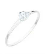 Prsten Bonore - Bílé Zlato 585 - Diamant 0,5 Ct