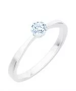 Prsten Bonore - Bílé Zlato 585 - Diamant 0,4 Ct