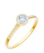 Prsten Bonore - Zlato 585 - Diamant 0,4 Ct