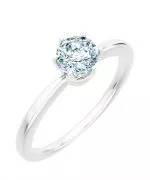 Prsten Bonore - Bílé Zlato 585 - Diamant 0,7 Ct