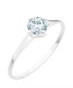 Prsten Bonore - Bílé Zlato 585 - Diamant 0,7 Ct