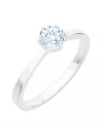 Prsten Bonore - Bílé Zlato 585 - Diamant 0,7 Ct