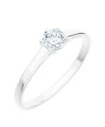 Prsten Bonore - Bílé Zlato 585 - Diamant 0,4 Ct