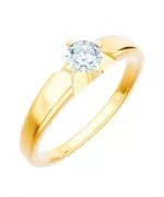 Prsten Bonore - Zlato 585 - Diamant 0,5 Ct