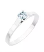 Prsten Bonore - Bílé Zlato 585 - Diamant 0,5 Ct