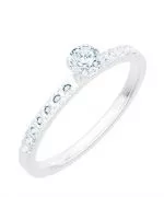 Prsten Bonore - Bílé Zlato 585 - Diamant 0,5 Ct