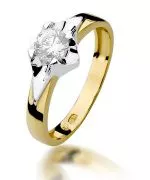 Prsten Bonore - Zlato 585 - Diamant 0,5 Ct
