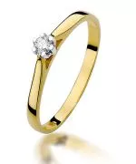 Prsten Bonore - Zlato 585 - Diamant 0,09 Ct